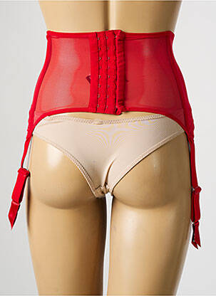 Corset/jartieră cu armatură roșu CHANTAL THOMASS femeie