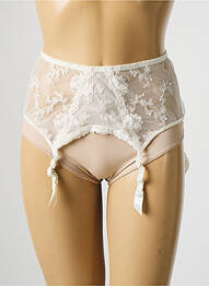 Corset/jartieră broderie alb SECRET D'EVA femme