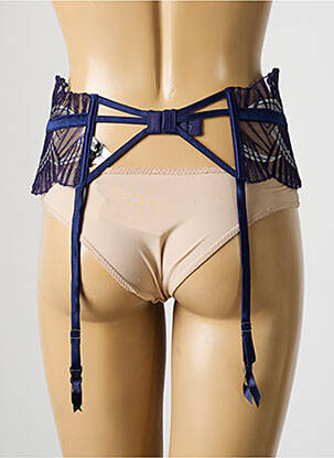 Corset/jartieră broderie albastru MILLESIA femeie