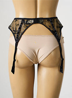 Corset/jartieră broderie negru MARIE JO femeie