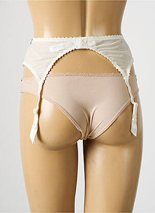 Corset/jartieră broderie alb MARIE JO femeie