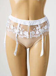 Corset/jartieră broderie alb AMBRA femme
