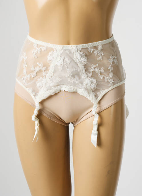 Corset/Jartieră alb SECRET D'EVA femeie