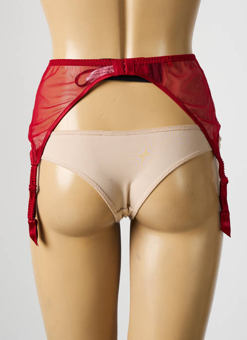 Corset/Jartieră roșu SECRET D'EVA femeie