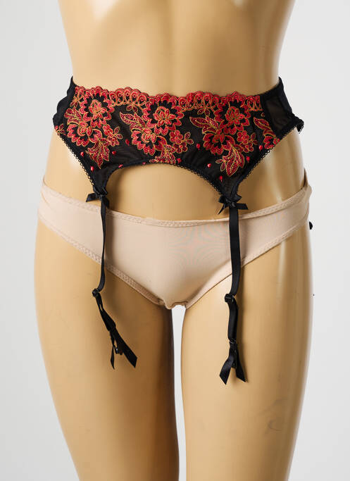 Corset/Jartieră negru MILLESIA femeie