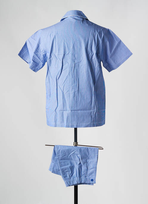 Pijamale scurte imprimeu dungi albastru HOM homme