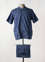 Pijamale scurte imprimeu fantezie albastru HOM homme