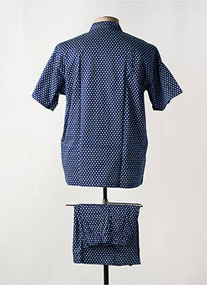 Pijamale scurte imprimeu fantezie albastru HOM homme