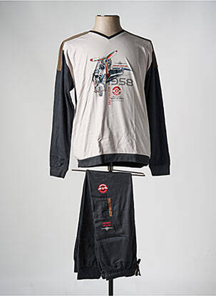 Pijama gri MASSANA bărbat