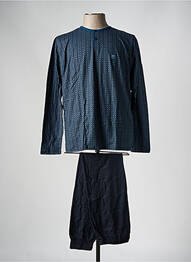 Pijama guler rotund albastru MASSANA homme