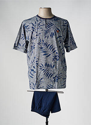 Pijamale scurte albastru MASSANA bărbat