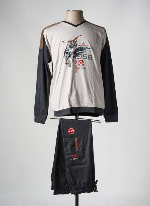 Pijama gri MASSANA bărbat