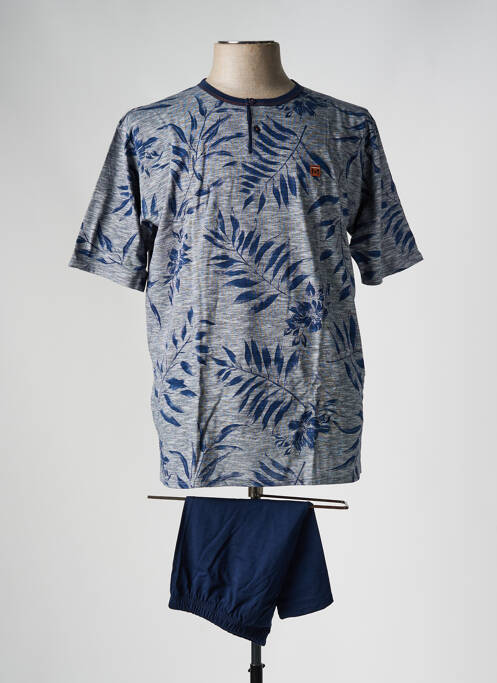 Pijamale scurte albastru MASSANA bărbat