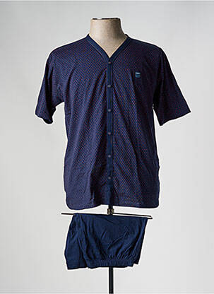 Pijamale scurte albastru MASSANA bărbat