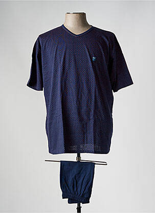 Pijamale scurte albastru MASSANA bărbat