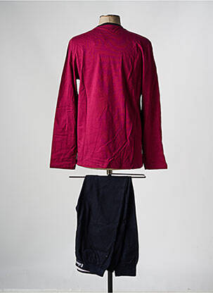 Pijama guler rotund violet EDEN PARK bărbat
