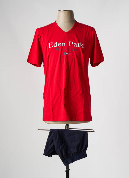 Pijamale scurte roșu EDEN PARK bărbat