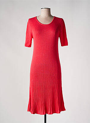 Rochie midi mâneci scurte mâneci scurte portocalie RAGWEAR femeie