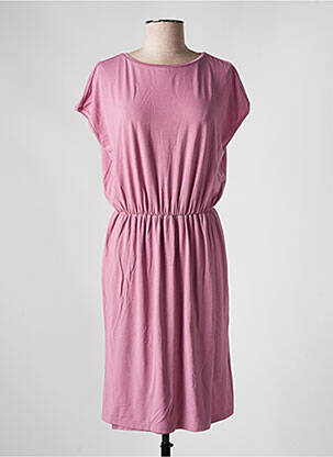 Rochie midi mâneci scurte mâneci scurte violet RAGWEAR femeie