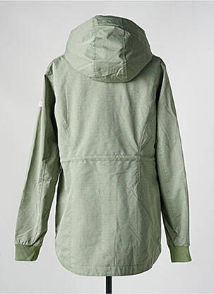 Impermeabil mâneci lungi cu glugă verde RAGWEAR femeie