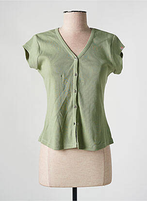 Vestă cu mâneci scurte verde RAGWEAR femeie