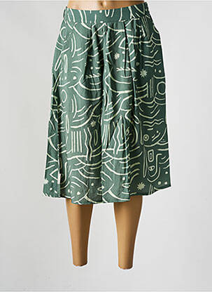 Fustă midi verde RAGWEAR femeie