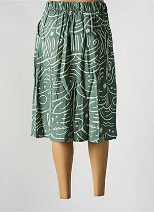 Fustă midi croială evazată verde RAGWEAR femeie