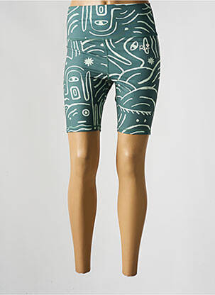 Pantalon de ciclism țesătură jersey talie înaltă verde RAGWEAR femeie