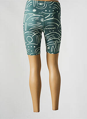 Pantalon de ciclism țesătură jersey talie înaltă verde RAGWEAR femeie