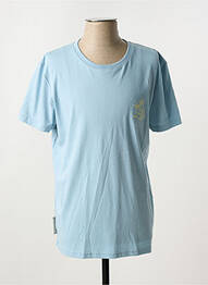 Tricou broderie mâneci scurte albastru RAGWEAR homme