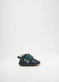 Adidași material neted vârf rotund verde HOB băiat