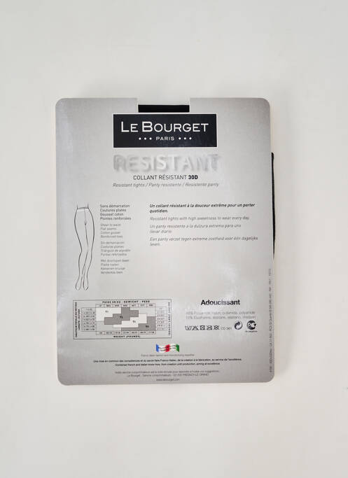 Colanți negru LE BOURGET femeie