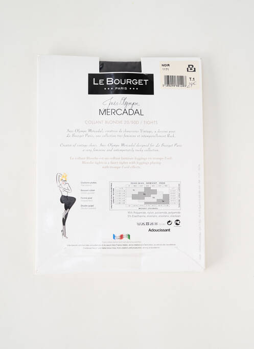 Colanți negru LE BOURGET femeie