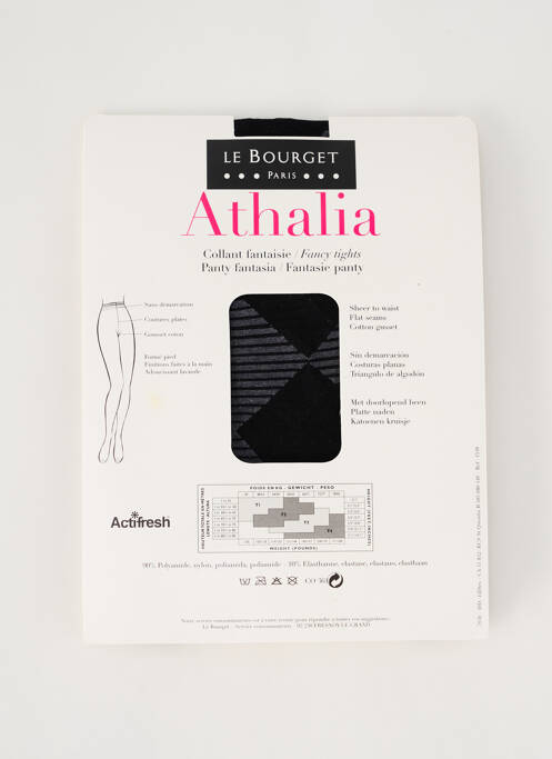 Colanți negru LE BOURGET femeie