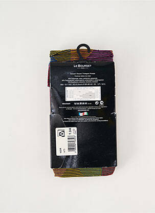 Colanți imprimeu fantezie negru LE BOURGET femeie