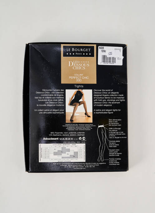 Colanți negru LE BOURGET femeie