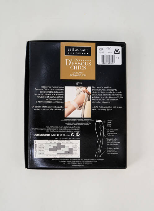 Colanți negru LE BOURGET femeie