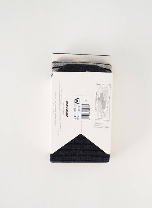 Colanți elasticitate gri LE BOURGET femme