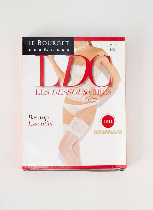 Colanți elasticitate bej LE BOURGET femme