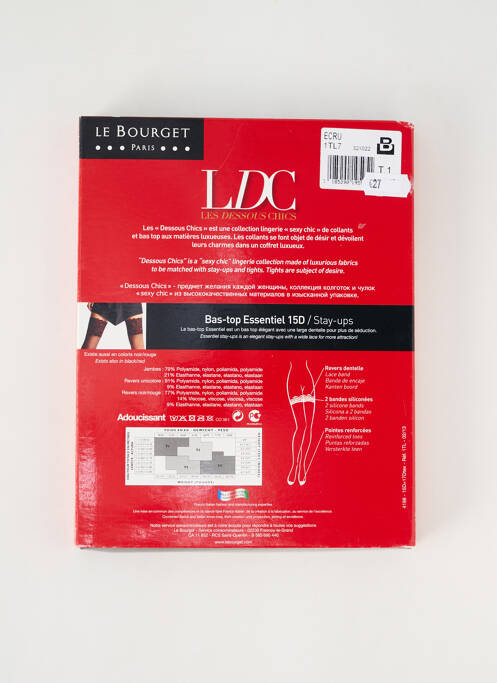 Colanți elasticitate bej LE BOURGET femme