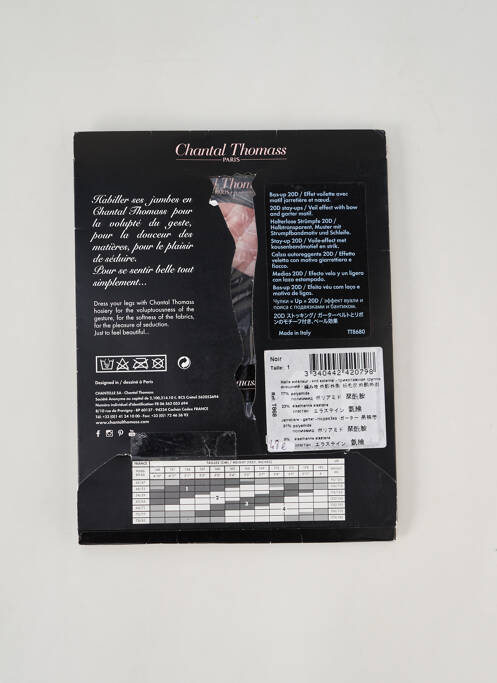 Colanți negru CHANTAL THOMASS femeie