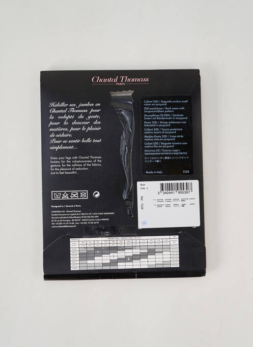 Colanți negru CHANTAL THOMASS femeie