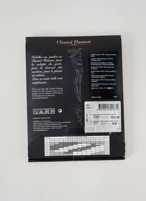 Colanți negru CHANTAL THOMASS femeie