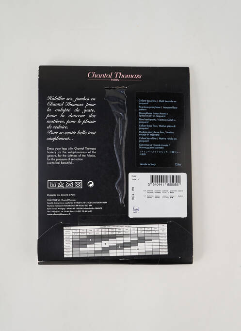 Colanți negru CHANTAL THOMASS femeie