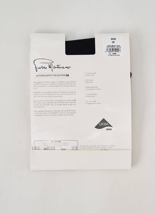 Colanți negru PIERRE MANTOUX femeie