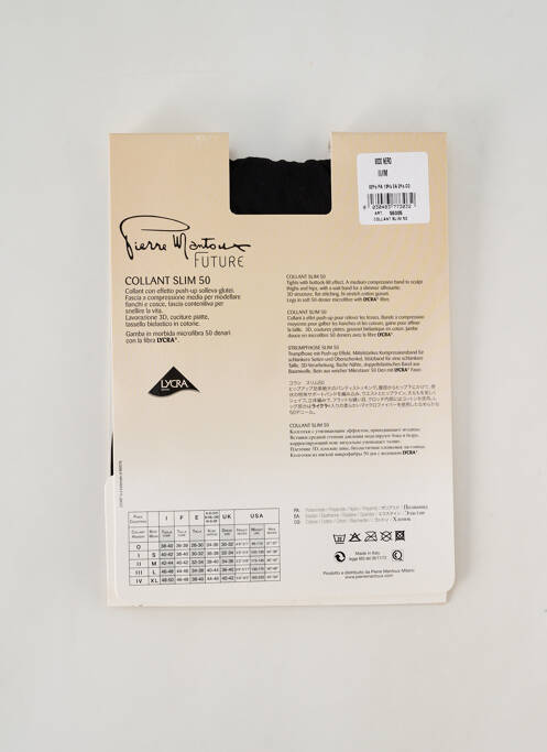 Colanți negru PIERRE MANTOUX femeie