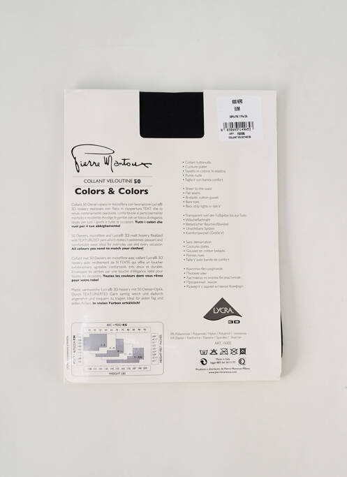 Colanți negru PIERRE MANTOUX femeie