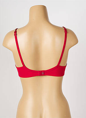 Sutien efect material satinat top sutien modelat roșu SIMONE PERELE femeie