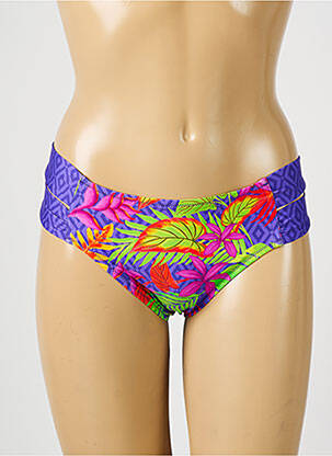 Chiloți de baie imprimeu tie and dye chiloți violet ANTIGEL femeie