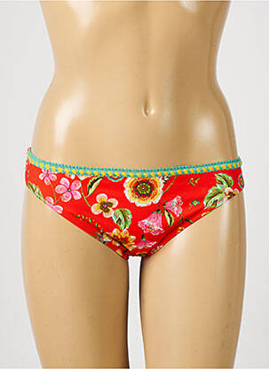 Chiloți de baie roșu ANTIGEL femeie